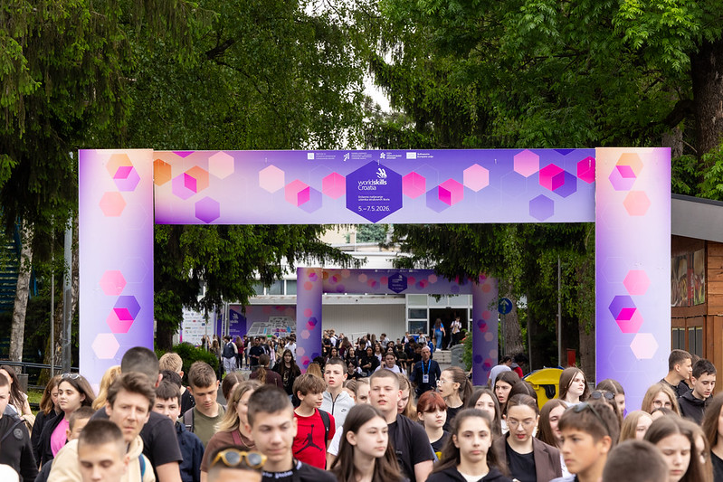Visitors arrive at WorldSkills Croatia 2026 Visitors arriving at WorldSkills Croatia 2026